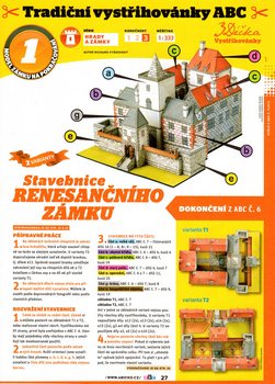 Stavebnice Renesancniho Zamku (ABC 2012-06/07)