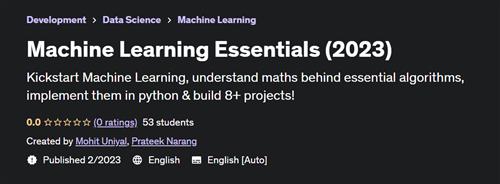 Machine Learning Essentials (2023)