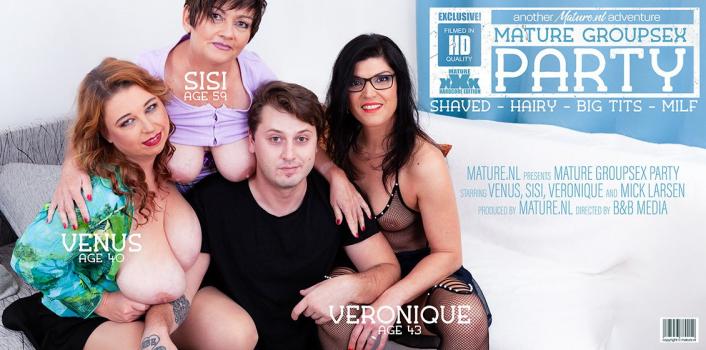 Mature NL - Sisi, Venus & Veronique (Club Sweethearts, Cum On Face) [2023 | FullHD]