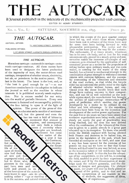 Autocar: Retros – 17 February 2023