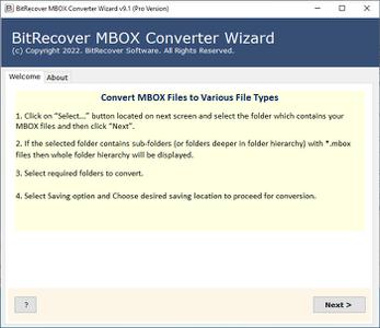 BitRecover MBOX Converter Wizard 9.2