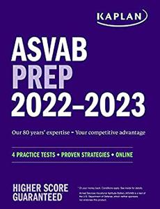 ASVAB Prep 2022-2023 4 Practice Tests + Proven Strategies + Online (Kaplan Test Prep)