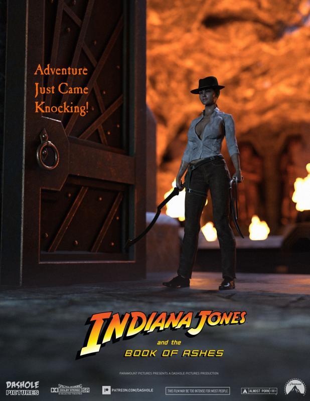 Dashole - Indiana Jones and The book of ashes - Cover Your Heart - Complete 3D Porn Comic