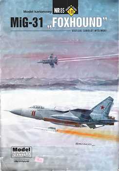 MiG-31 "Foxhound" (ModelCard 085)