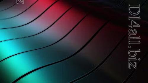4k Colored Glossy Wave Background Motion Graphics