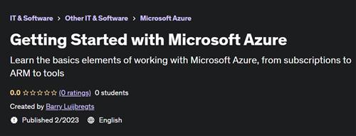 Getting Started with Microsoft Azure (2023)