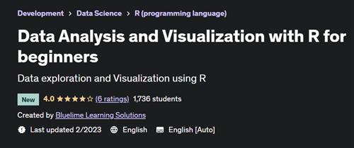 Data Analysis and Visualization with R for beginners