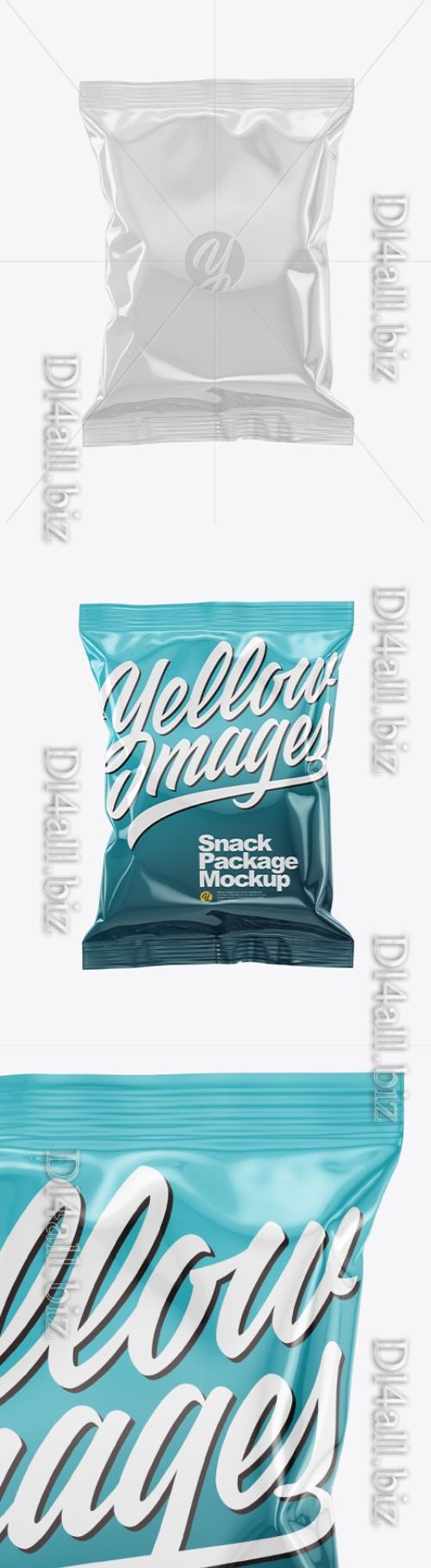 Glossy Snack Package Mockup 50510