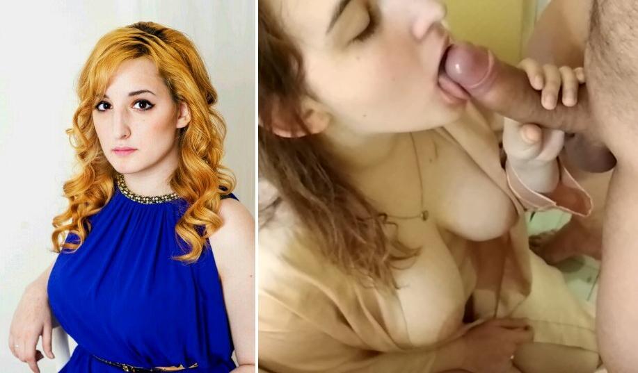 18-летняя сисястая грузинка сосёт хуй и просит сперму на лицо [2023, blowjob, facefuck, facial, 720p, BDRip]
