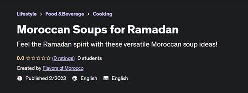 Moroccan Soups for Ramadan