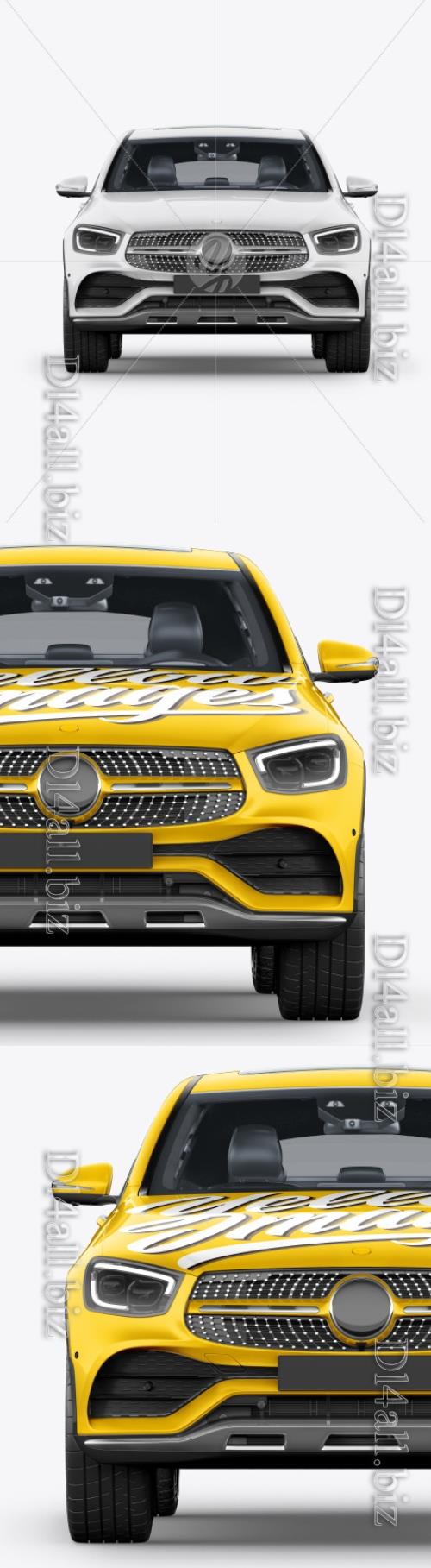 Coupe Crossover SUV Mockup - Front View 48142