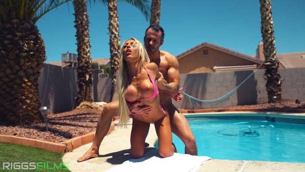 Riggs Films - Brock & Kitty By The Pool (Cunnilingus, Blow Jobs) [ | FullHD]