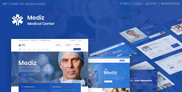 ThemeForest - Mediz v2.0.7 - Medical WordPress Theme - 25323227 - NULLED