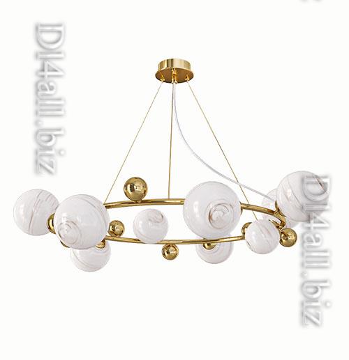 3D Models Pendant lamp Salvadore SP9H gold