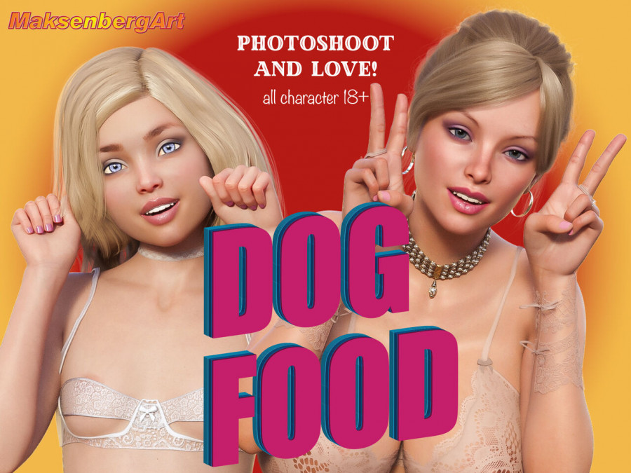 Maksenbergart - Dog Food, Photoshoot and Love 3D Porn Comic