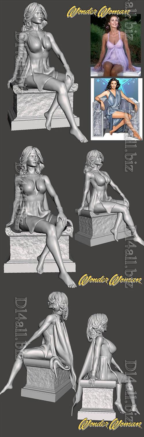 3D Print Models Lynda Carter - Wonder Woman