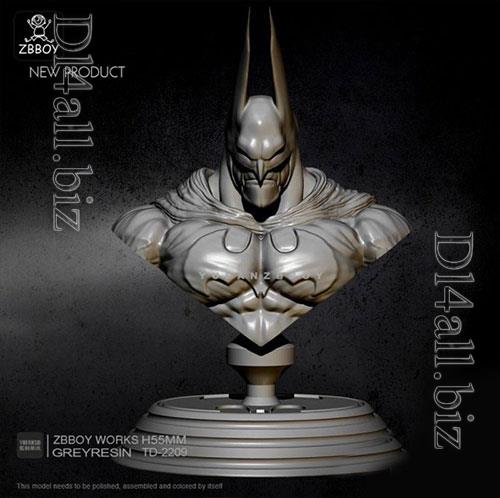 3D Print Models Bust Batman