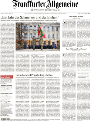 Frankfurter Allgemeine Zeitung vom 25 Februar 2023