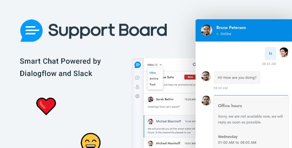 CodeCanyon - Chat - Support Board v3.5.8 - WordPress Chat Plugin - 20359943 - NULLED