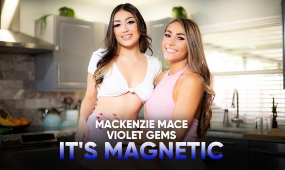 Sex Like Real - Mackenzie Mace & Violet Gems (Footsiebabes, Ass Kissing) [2023 | FullHD]