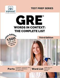 GRE Words In Context The Complete List