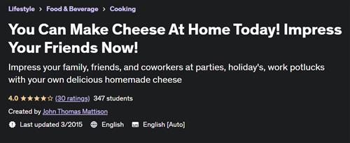 You Can Make Cheese At Home Today! Impress Your Friends Now!