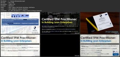 Certified Tpm Practitioner: In Building Lean  Enterprises 67dad4a7902b8ea43b28c495b8fd6025