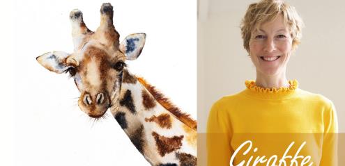 Giraffe. A Free– Flow Watercolour Masterclass with Jane Davies
