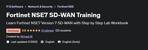 Fortinet NSE7 SD-WAN Training
