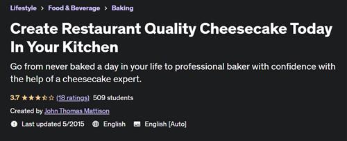 Create Restaurant Quality Cheesecake Today In Your Kitchen