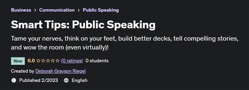 Smart Tips Public Speaking