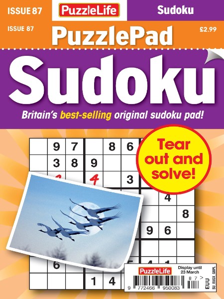 PuzzleLife PuzzlePad Sudoku – 23 February 2023