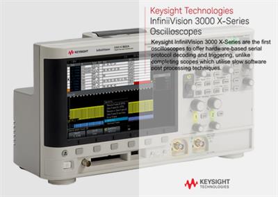Agilent Keysight InfiniiVision 3000A X– Series