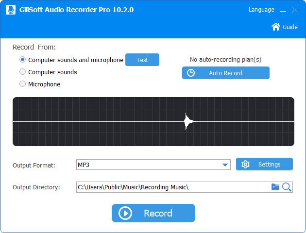 GiliSoft Audio Recorder Pro 11.5 Multilingual