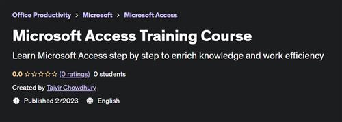 Microsoft Access Training Course