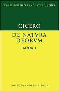 Cicero De Natvra Deorvm, Book 1