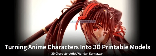 Turning Anime Characters Into 3D Printable Models