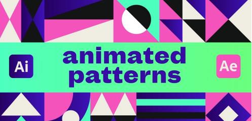 Animate patterns and backgrounds using reverse engineering in After Effects