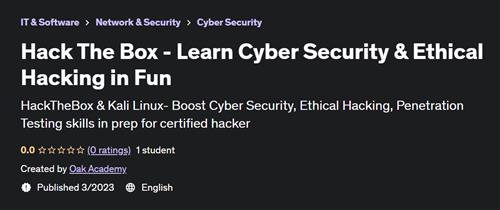 Hack The Box - Learn Cyber Security & Ethical Hacking in Fun