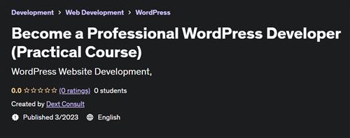 Become a Professional WordPress Developer (Practical Course)