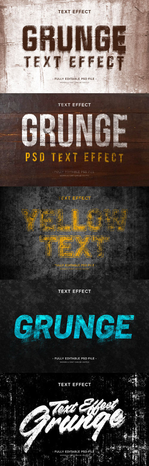Psd style text effect editable design
 collection vol 261 