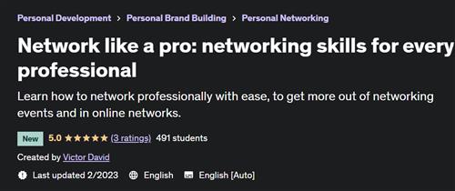 Network like a pro networking skills for every professional