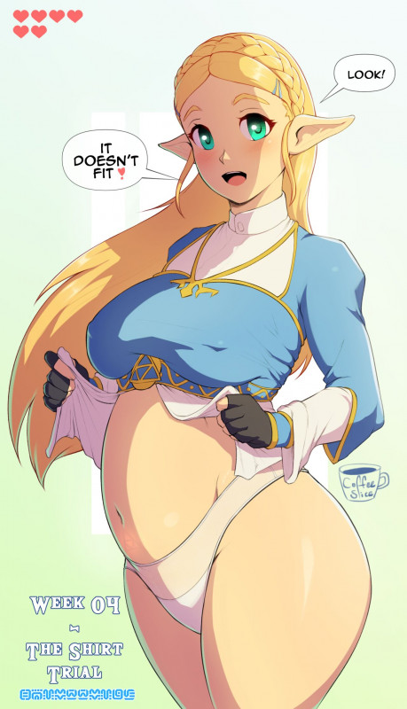 CoffeeSlice - Zelda's Repopulation Plan Porn Comic