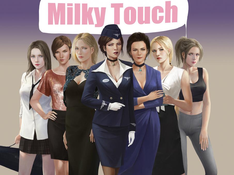 Milky Touch (Milky Town) [Final] (Studio Kuma) [uncen] [2021, ADV, Male Protagonist, Incest, Big Breasts/Big Tits, Voyeurism, Footjob, Yuri/Lesbians, Voiced] [rus]