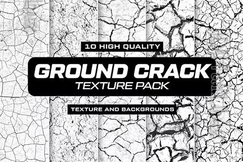 10 Ground Crack Texture Pack Design
