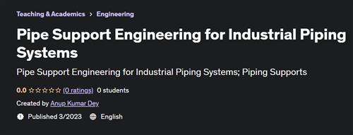 Pipe Support Engineering for Industrial Piping Systems