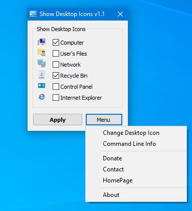 Show Desktop Icons 1.2