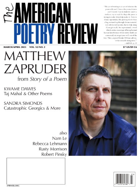 The American Poetry Review - March/April 2023
