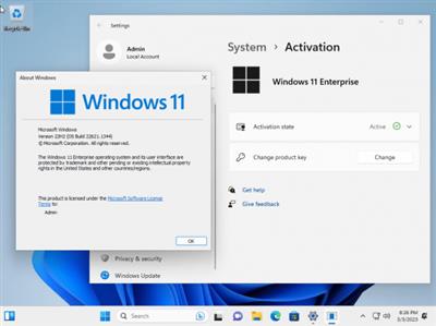Windows 11 Enterprise 22H2 Build 22621.1344 (No TPM Required) Preactivated  Multilingual
