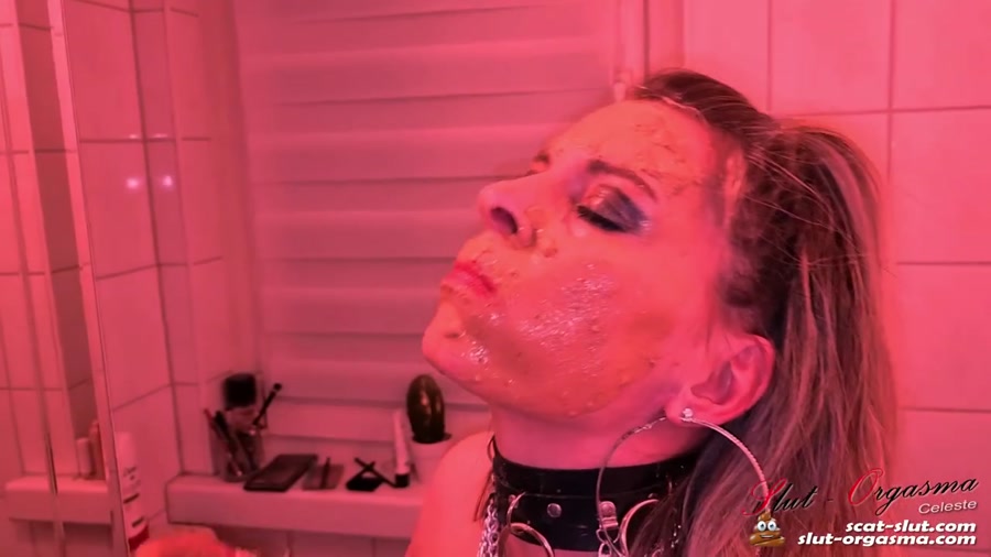 SlutOrgasma – Scat-Slut Celeste beauty shit face mask - actress Amateurs (4 March 2023 / 254 MB)